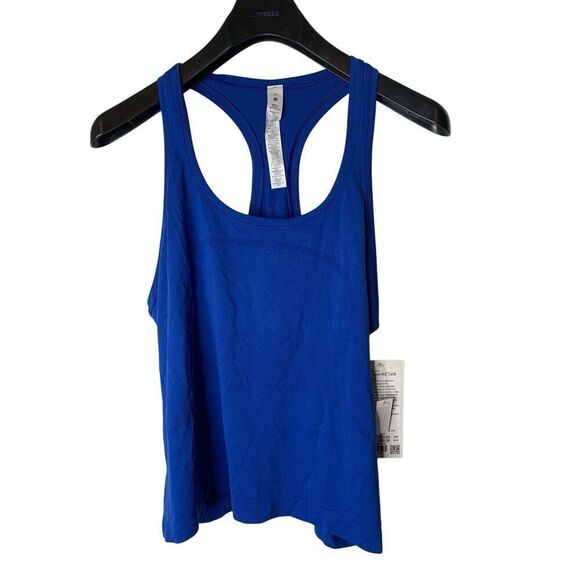 Lululemon Swifty Tech RB Tank 2.0 Race blue women's size 14 NEW WITH TAGS - Picture 1 of 6